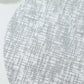 50-Pack Table Placemats Glitter Design Metallic Silver Round - Mesh Polyester Disposable Mats 13"