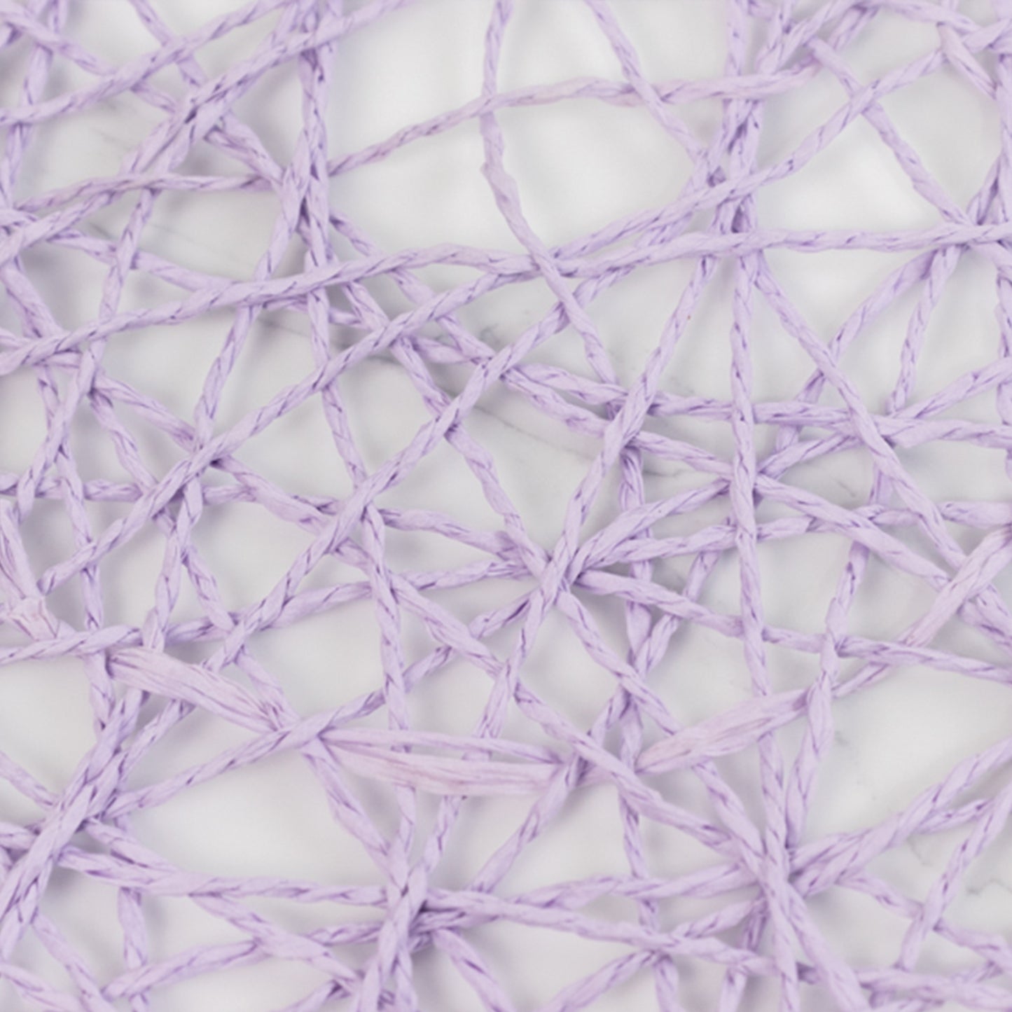 6 Pack Lavender Lilac Woven Fiber Disposable Placemats, Round Table Mats 15"