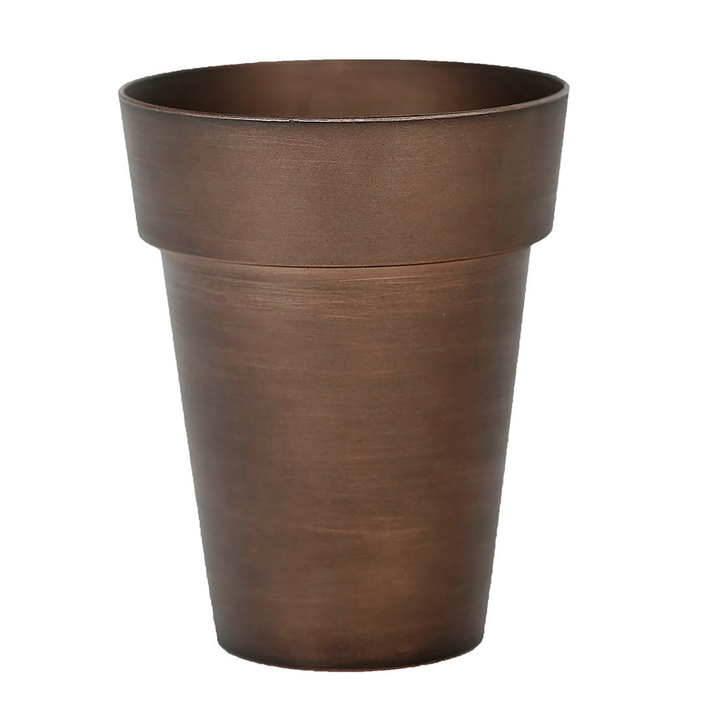 Rustic brown medium flower plant pot, perfect for indoor decor.
