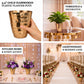Elegant metallic-look flower pot enhancing dining tables, event settings, entryways, and decorative 