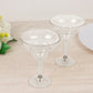 20 Pack 10oz Clear Plastic Margarita Glasses, Disposable Cocktail Party Cups for Frozen Drinks and Pina Coladas