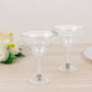 20 Pack 10oz Clear Plastic Margarita Glasses, Disposable Cocktail Party Cups for Frozen Drinks and Pina Coladas