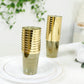 25-Pack Plastic Tumbler Cups Transparent Dusty Sage Green with Gold Rim - Stylish Disposable Party Glasses 10oz