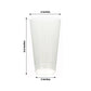12 Pack Clear Plastic Cups Drinking Tumblers, 17oz Disposable Party Cups - 5.5"