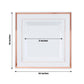 Rose gold trim white square disposable dinner plates, 10 pack.