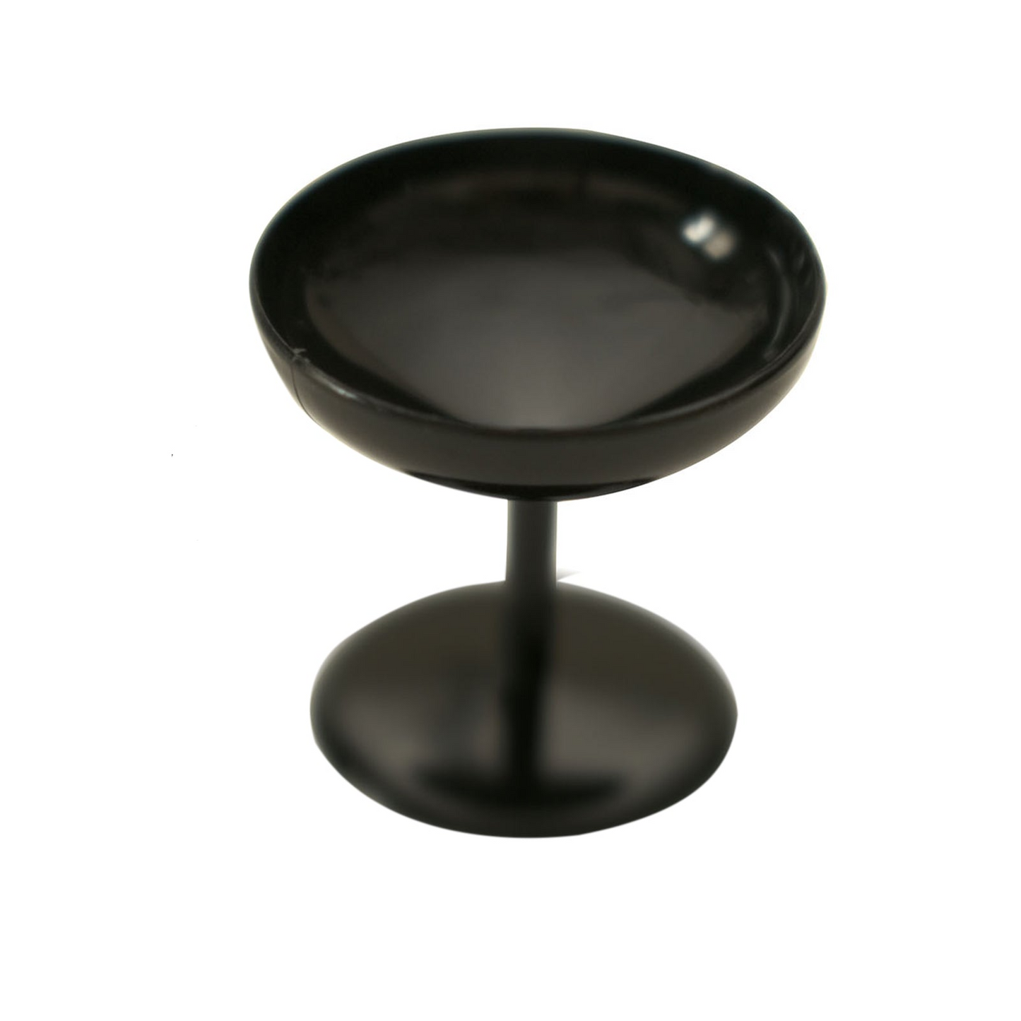 12 Pack | Black 2" Party Favor Dessert Cup Candy Dishes, Mini Treat Pedestal Stands