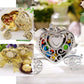 12 Pack | 4" Gold Heart Carriage Party Favor Gift Boxes, Candy Treat Containers