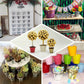 Gold mini pail buckets for party favors and candy gifts.