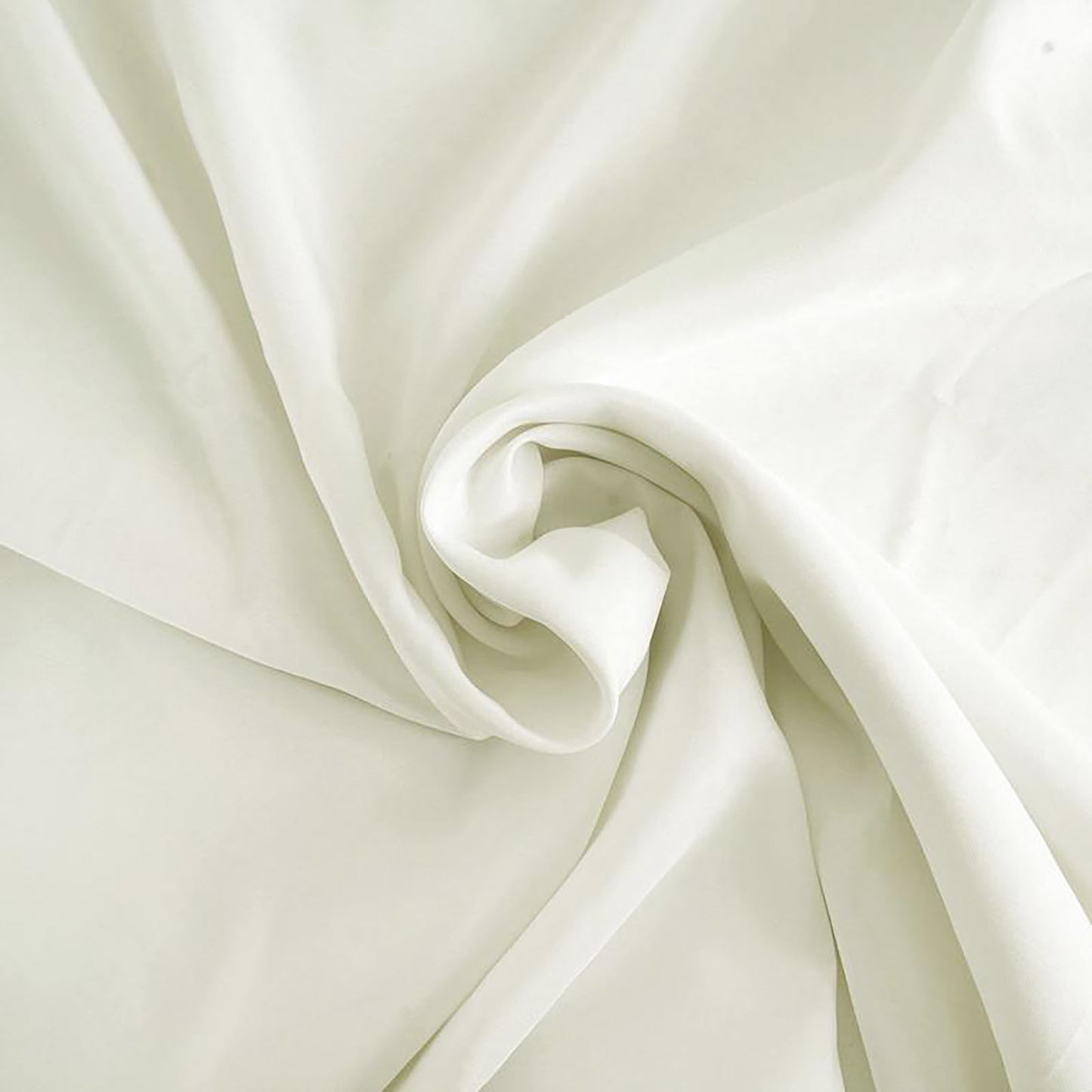 Ivory polyester fabric for reusable slip-on chair covers. #whtbkgd