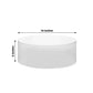 14" Round Acrylic Transparent Fillable Display Box Cake Stand, Clear Pedestal Riser With Hollow Bottom