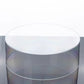 14" Round Acrylic Transparent Fillable Display Box Cake Stand, Clear Pedestal Riser With Hollow Bottom