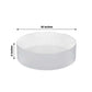 18" Round Acrylic Transparent Fillable Display Box Cake Stand, Clear Pedestal Riser With Hollow Bottom