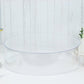 18" Round Acrylic Transparent Fillable Display Box Cake Stand, Clear Pedestal Riser With Hollow Bottom