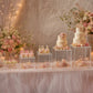 Set of 5 Square Acrylic Cake Risers, Clear Dessert Display Stands for Buffets & Events – 4"-12" Tall