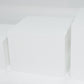 Set of 5 Square Acrylic Cake Risers, White Dessert Display Stands for Buffets & Events – 4"-12" Tall