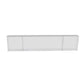 Clear acrylic table top bridge for pedestal stands, 46"x12", 4mm thick.