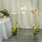 46"x12" Clear Acrylic Table Top Bridge for Rectangular Pillar Pedestal Stands, 4mm Thick Plexiglass Connector Plate with Protective Film