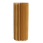 40" gold cylinder display column stand, pedestal for showcasing items. #whtbkgd