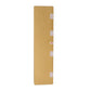 Gold cylinder display column stand, pillar pedestal with top plate.