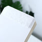 Set of 6 Ivory Dessert Display Risers, Foldable Cardboard Cylinder Pedestal Stands with Clear PVC To