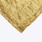 Gold sequin mesh cylinder stand covers with geometric pattern embroidery.