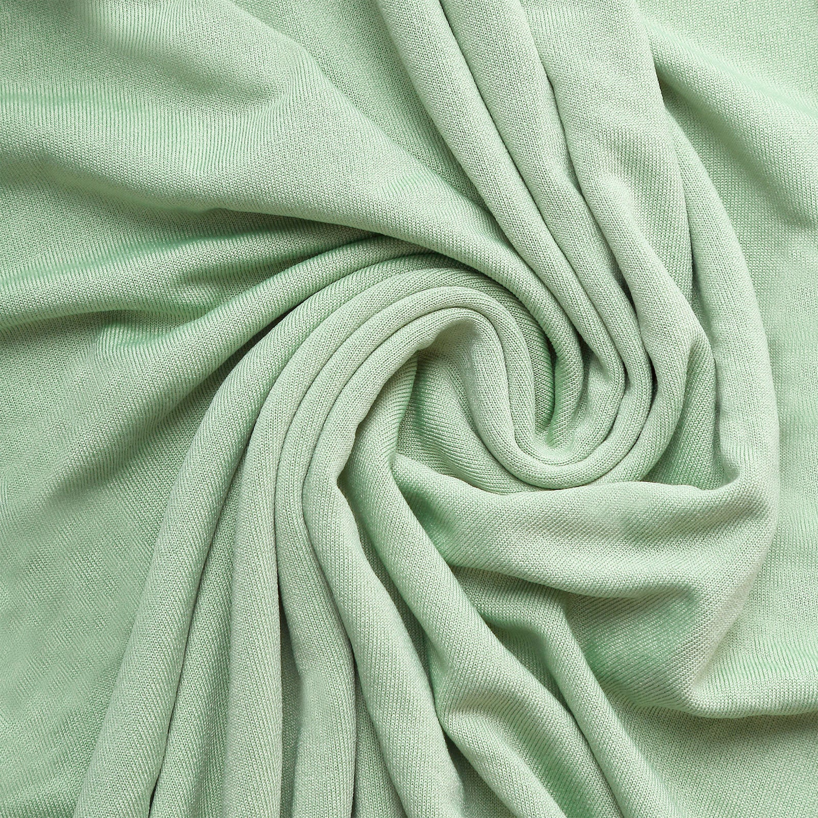 Sage green spandex fabric for stretchable pedestal stand covers.