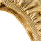 Champagne crushed velvet pedestal stand cover detail