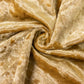 Champagne velvet pedestal stand covers, set of 5, elegant and luxurious.