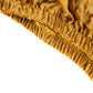 Gold crushed velvet pedestal stand covers for elegant decor.