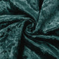 Emerald green crushed velvet pedestal stand covers set of 5.
