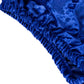 Royal blue crushed velvet pedestal stand covers set of 5.