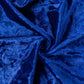 Royal blue crushed velvet pedestal stand covers set of 5. #whtbkgd