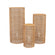 Natural cylinder floor lamp shades