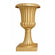 Gold urn planter