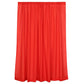 2 Pack Red Polyester Event Curtain Drapes, 10ftx8ft Backdrop Event Panels With Rod Pockets 130 GSM