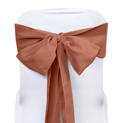 Elevate Your Event with Terracotta Chair Sashes