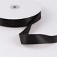 Single Face Satin Ribbon Roll Black 1" x 100 Yards Decorative Craft Ribbon