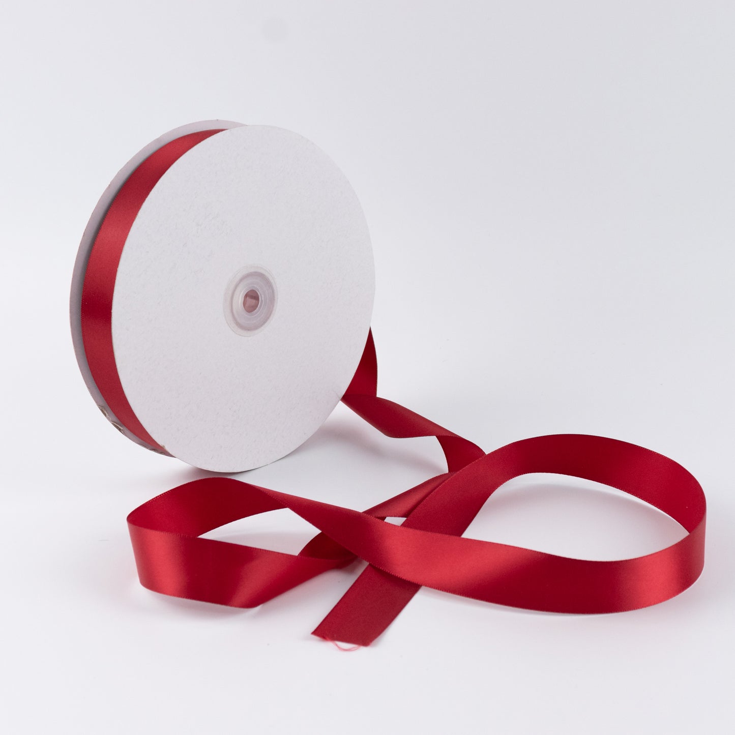 Single Face Satin Ribbon Roll Burgundy 1" x 100 Yards Decorative Craft Ribbon