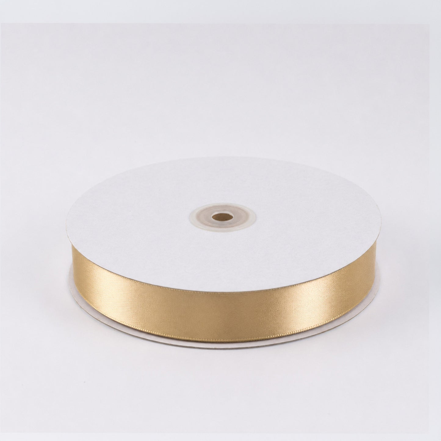 Single Face Satin Ribbon Roll Champagne 1" x 100 Yards Decorative Craft Ribbon