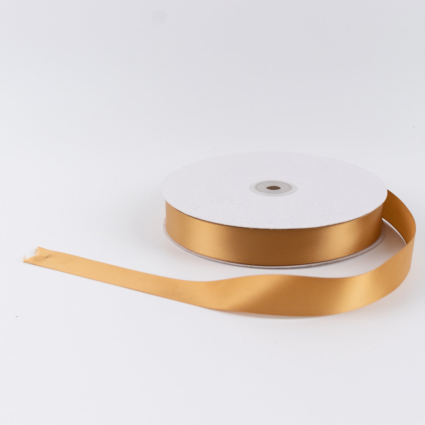 Single Face Satin Ribbon Roll Gold 1" x 100 Yards Decorative Craft Ribbon