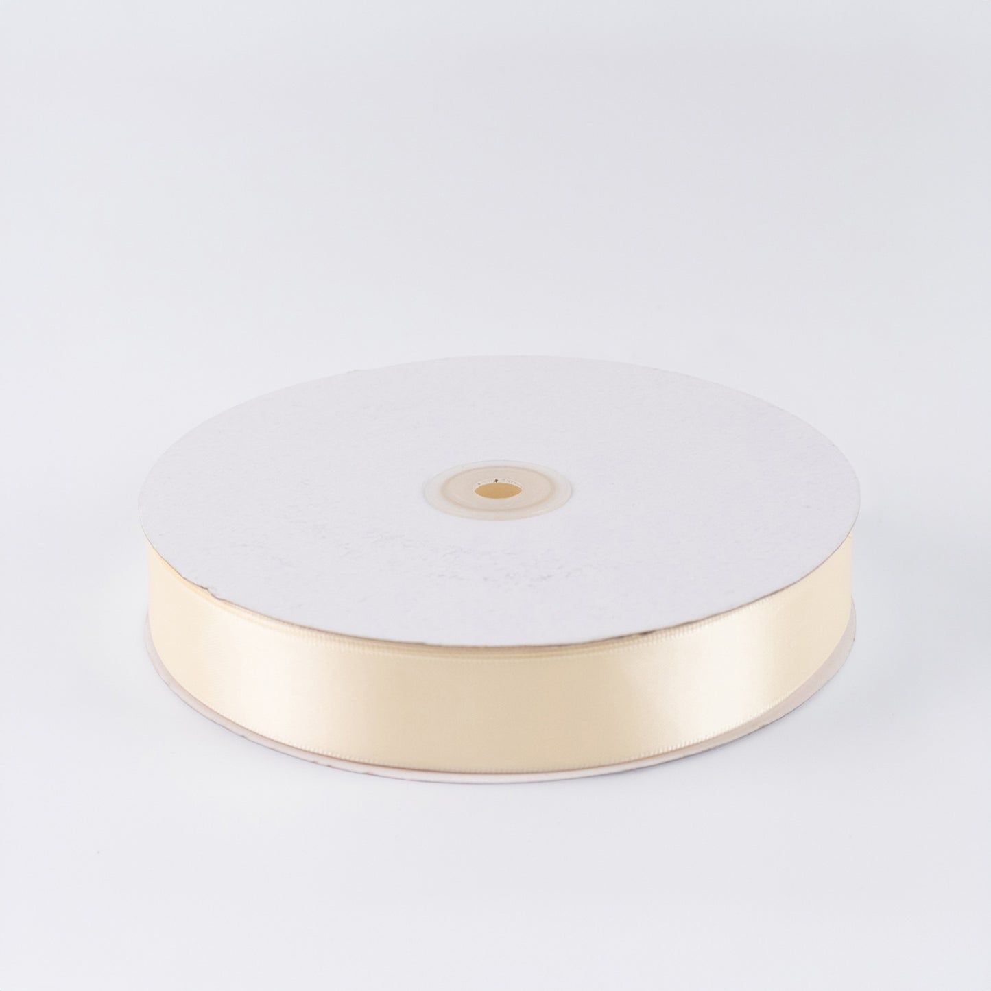 Single Face Satin Ribbon Roll Ivory 1" x 100 Yards Decorative Craft Ribbon