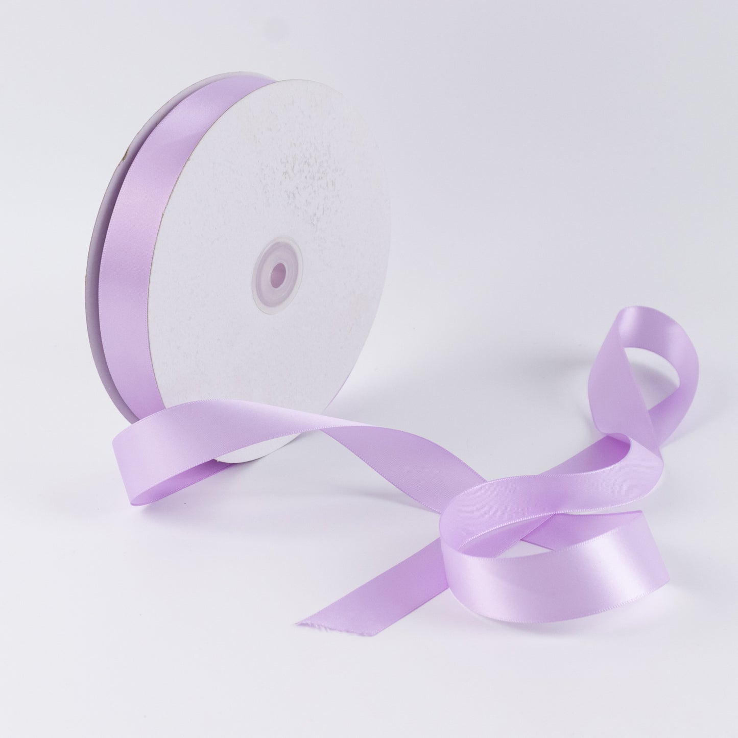 Single Face Satin Ribbon Roll Lavender Lilac 1" x 100 Yards Decorative Craft Ribbon