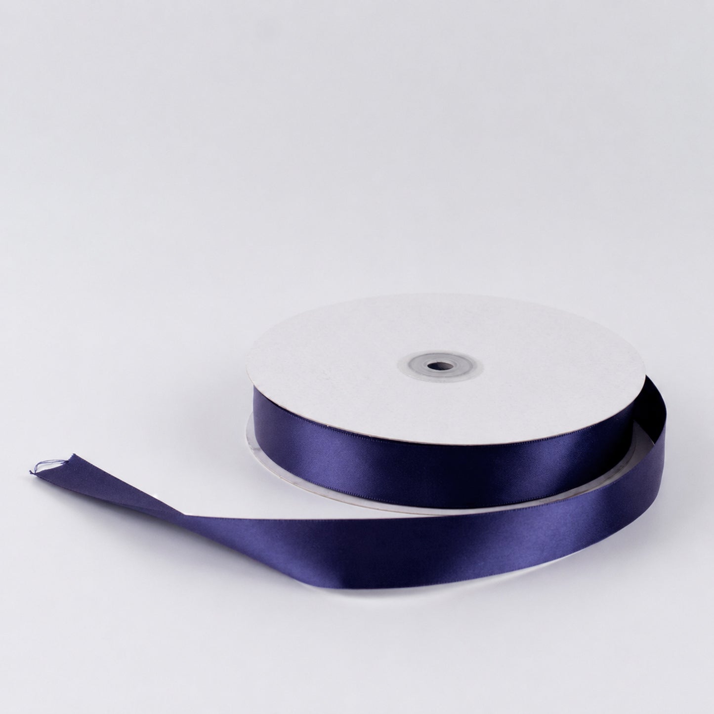 Single Face Satin Ribbon Roll Navy Blue 1" x 100 Yards Decorative Craft Ribbon