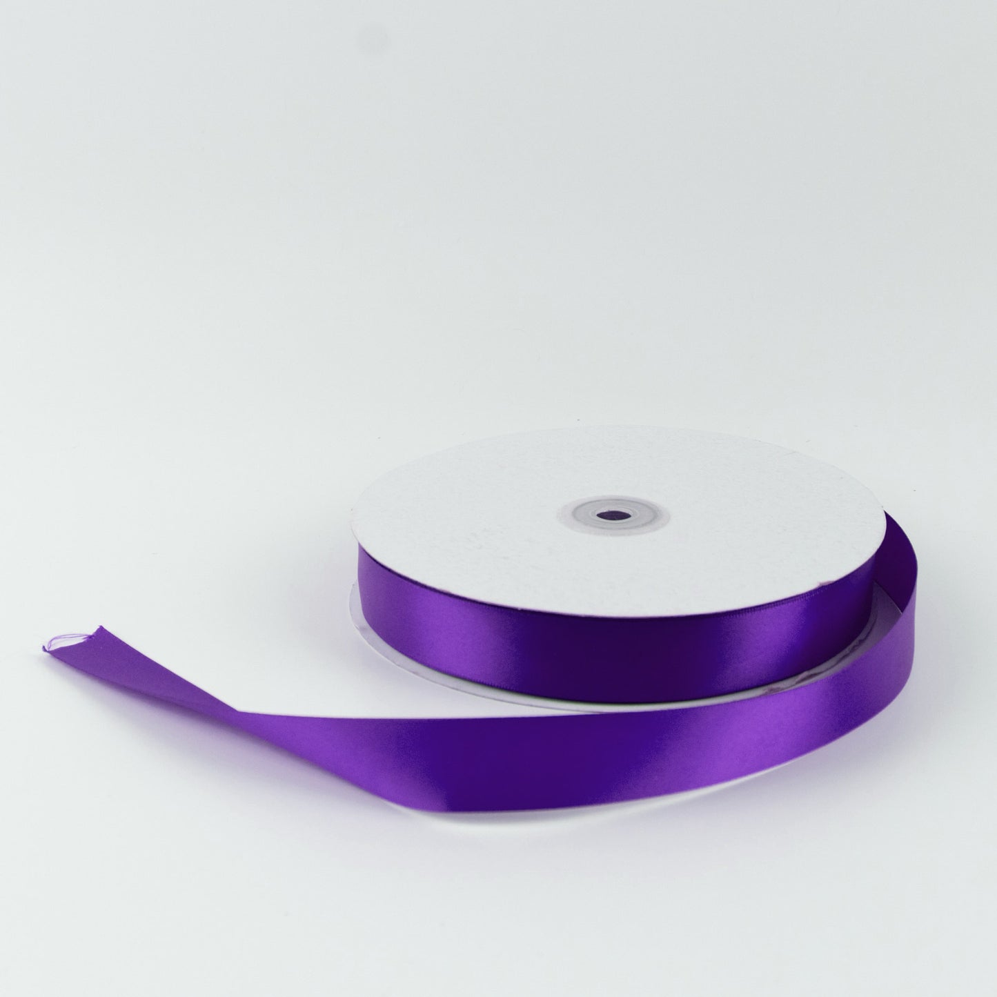 Single Face Satin Ribbon Roll Purple 1" x 100 Yards Decorative Craft Ribbon