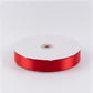 Single Face Satin Ribbon Roll Red 1" x 100 Yards Decorative Craft Ribbon