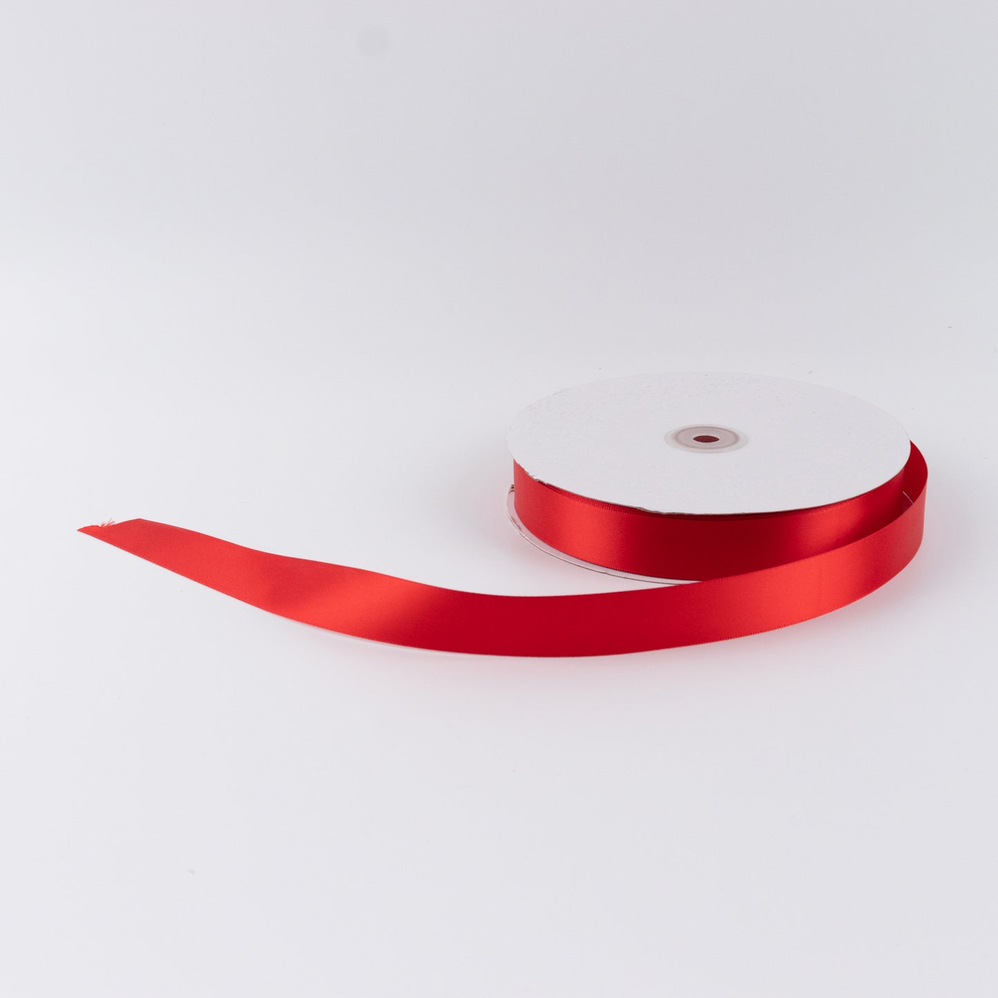 Single Face Satin Ribbon Roll Red 1" x 100 Yards Decorative Craft Ribbon
