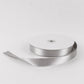 Single Face Satin Ribbon Roll Silver 1" x 100 Yards Decorative Craft Ribbon