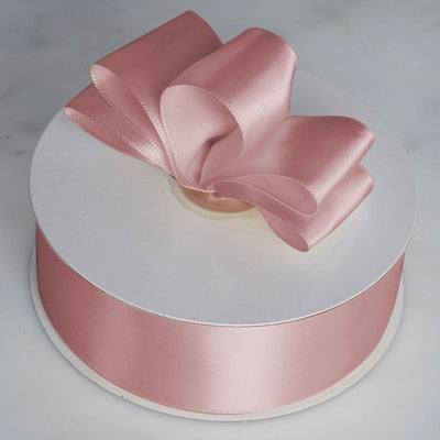 Crafting with Dusty Rose Satin Ribbon