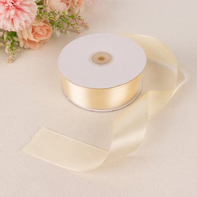 Elegant Touch with Ivory Satin Ribbon