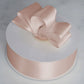 50 Yards 1.5" Nude Single Face Decorative Satin Ribbon